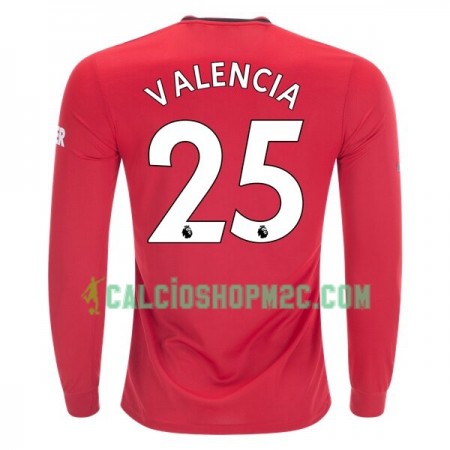 Manchester United Antonio Valencia 25 Maglia Prima 2019/2020 Manica Lunga